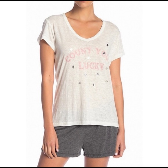 PJ Salvage Womens Lounge Short Sleeve Tee